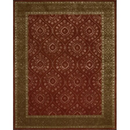 Nourison Symphony Area Rug Collection Ruby 7 Ft 6 In. X 9 Ft 6 In. Rectangle 99446023391
